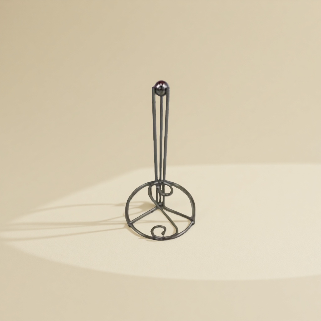 Stainless steel tissue paper holder details Picture