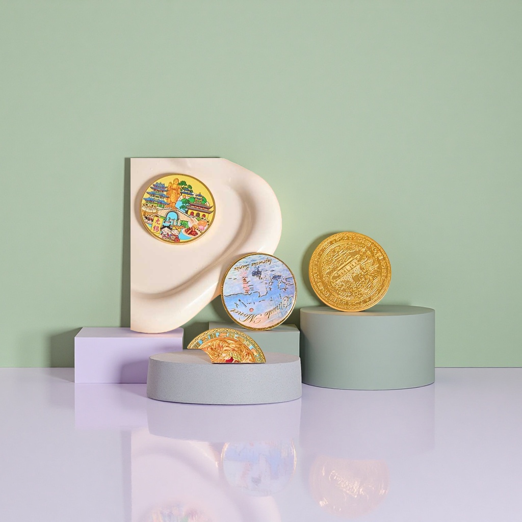 Customized commemorative coins are exclusive metal material collectible gifts details Picture
