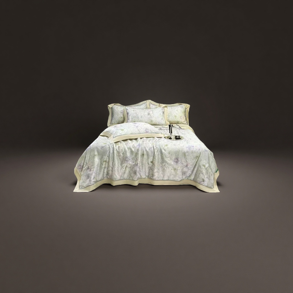 Four-piece bedding set, pure cotton bedding set, including duvet cover, pillowcase and bed sheet Specification image