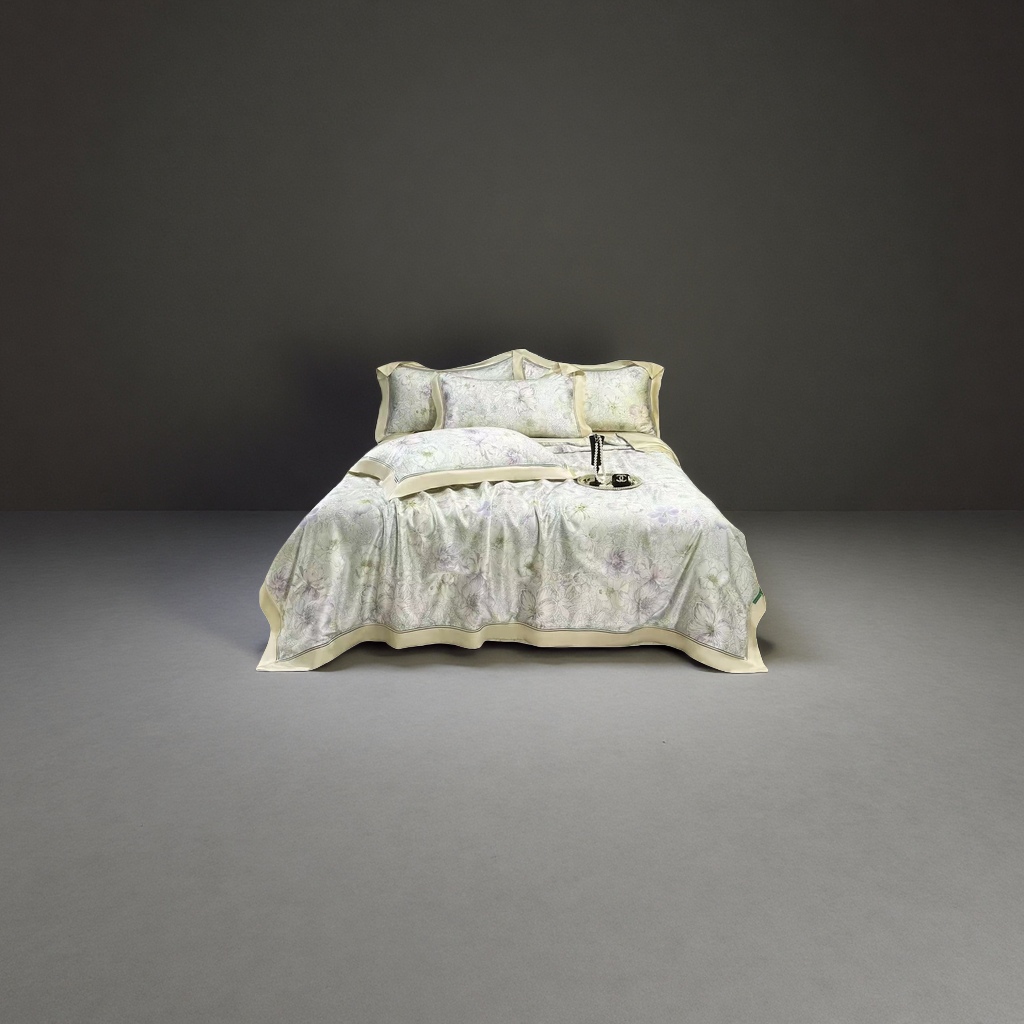 Four-piece bedding set, pure cotton bedding set, including duvet cover, pillowcase and bed sheet