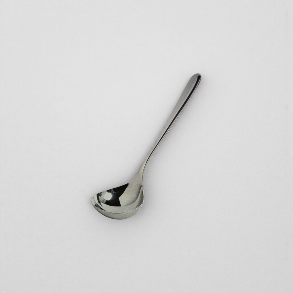 Stainless steel metal soup spoons, household thickened long-handled kitchen spoons, single piece Specification image