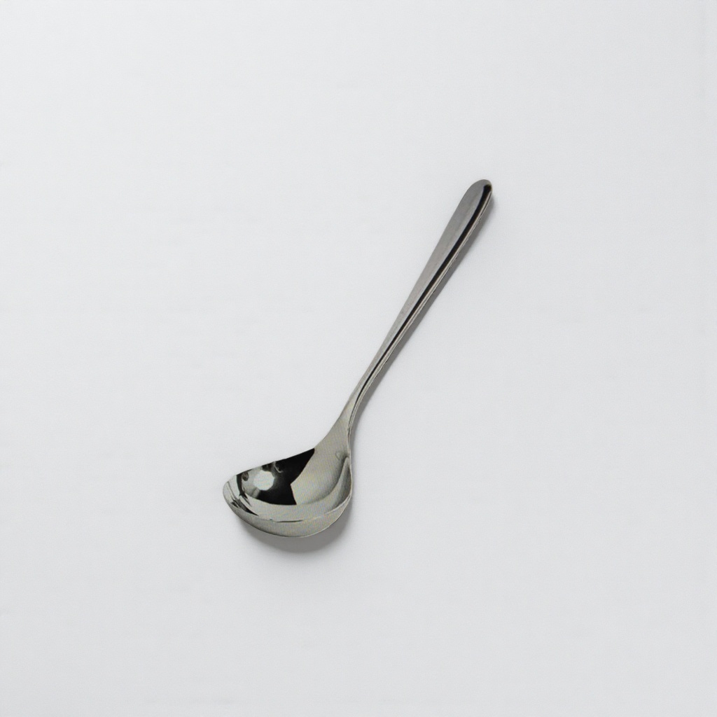 Stainless steel metal soup spoons, household thickened long-handled kitchen spoons, single piece