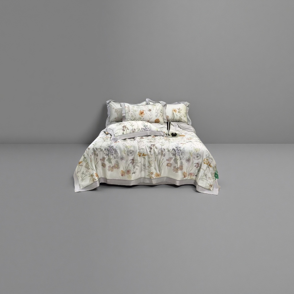 Huasong Pure Cotton printed Bedding Set: Four-piece Quilt cover, bed sheet, Pillowcase Application Scenario