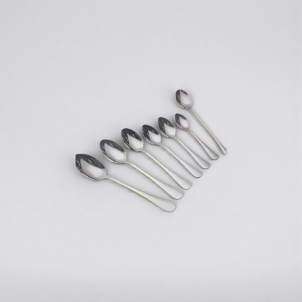 Metal spoon, stainless steel long-handled spoon, 15cm, household kitchen spoon, multi-functional stirring spoon, 110049853 Application Scenario
