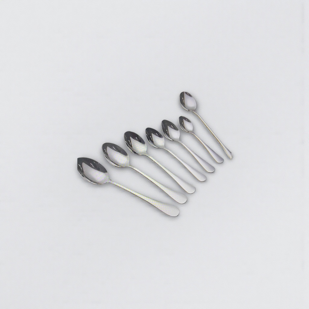 Metal spoon, stainless steel long-handled spoon, 15cm, household kitchen spoon, multi-functional stirring spoon, 110049853