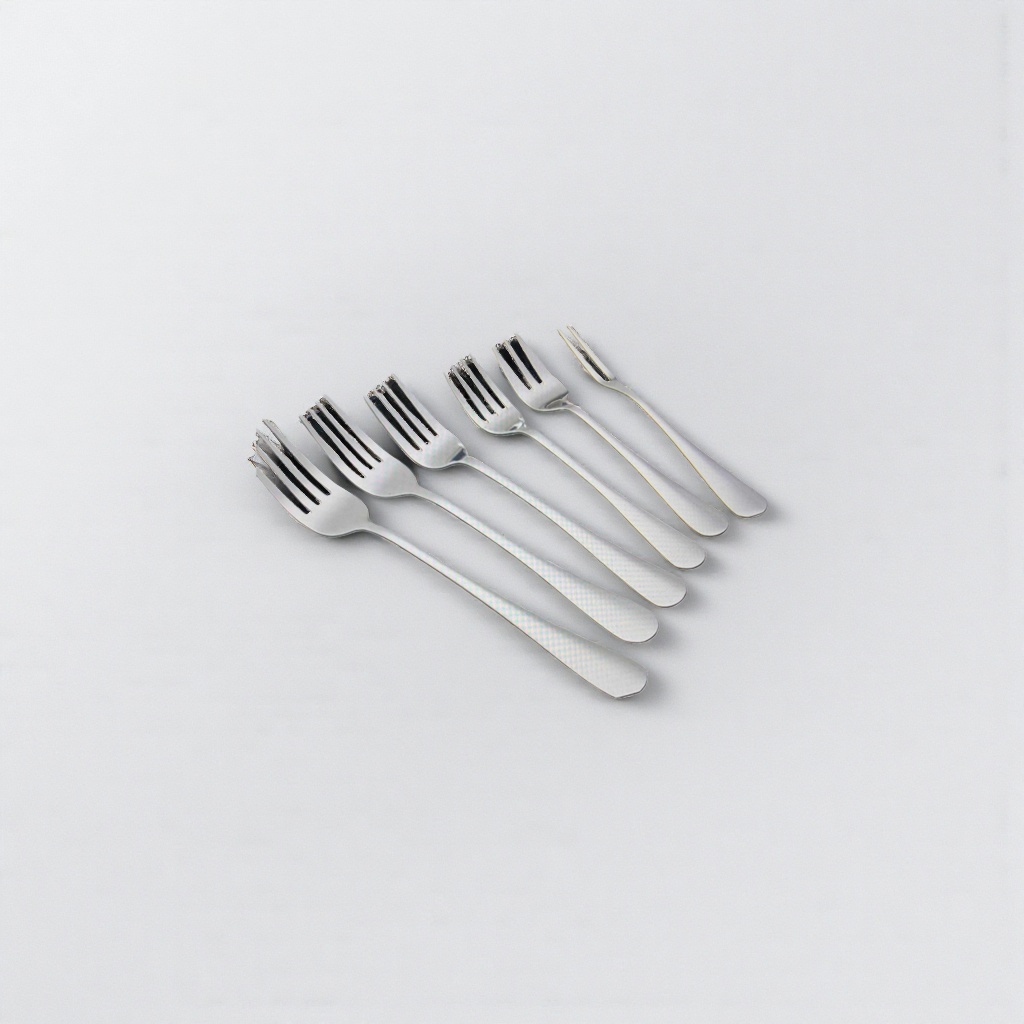 Silver fork, stainless steel fork, household Western-style fork, high appearance level tableware set