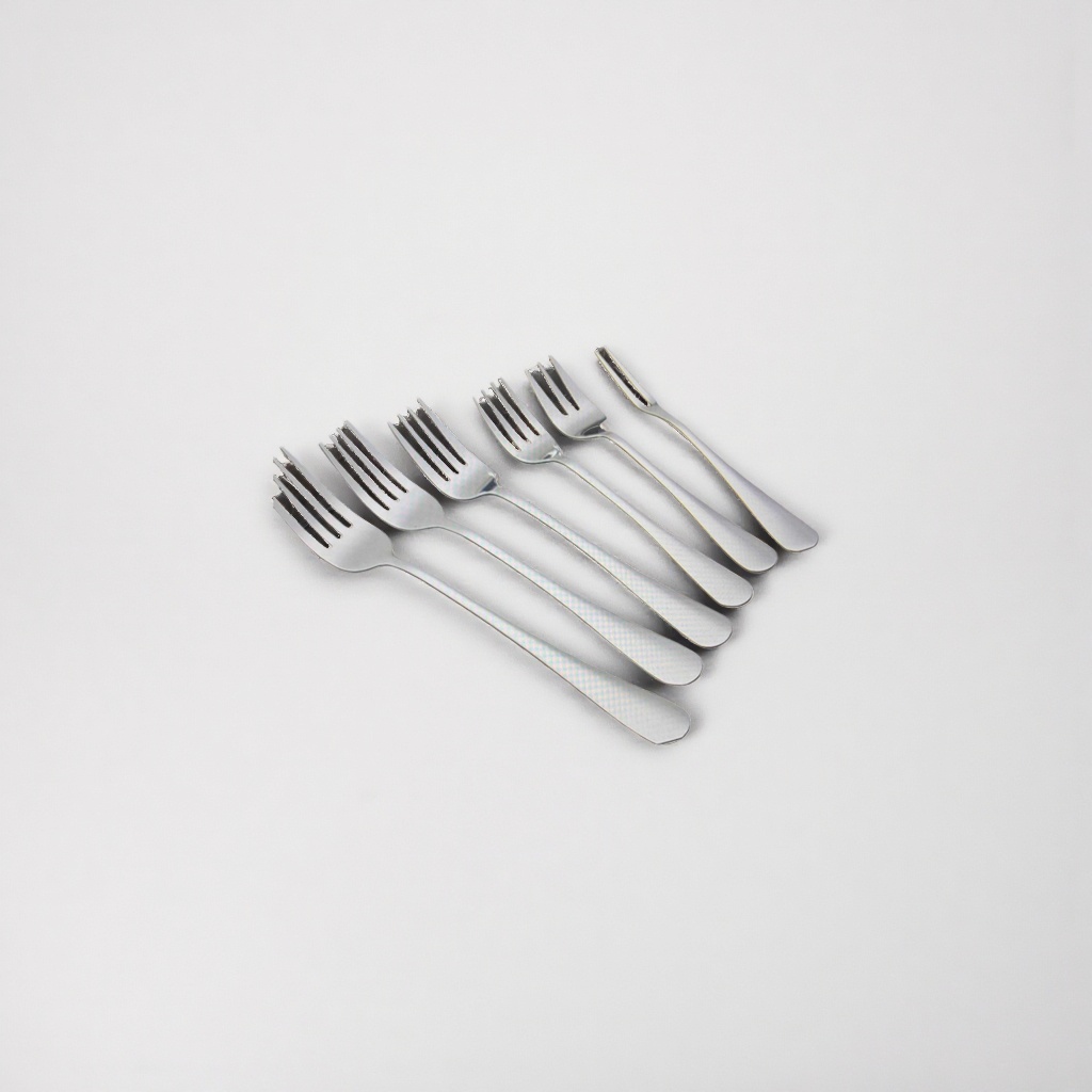 Silver fork, stainless steel fork, household Western-style fork, high appearance level tableware set Application Scenario