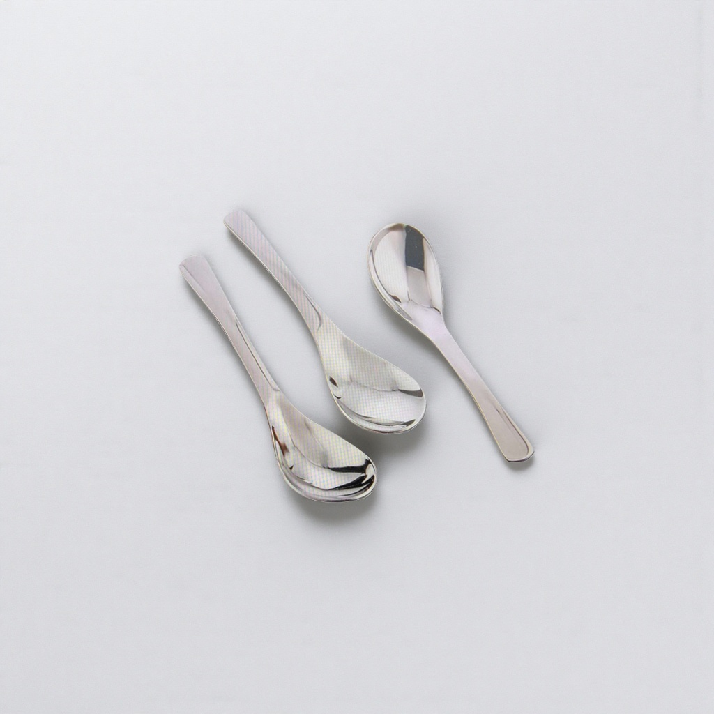 Stainless steel metal spoons, household thickened dining spoons, coffee spoons, tea spoons, dessert spoons, single pieces