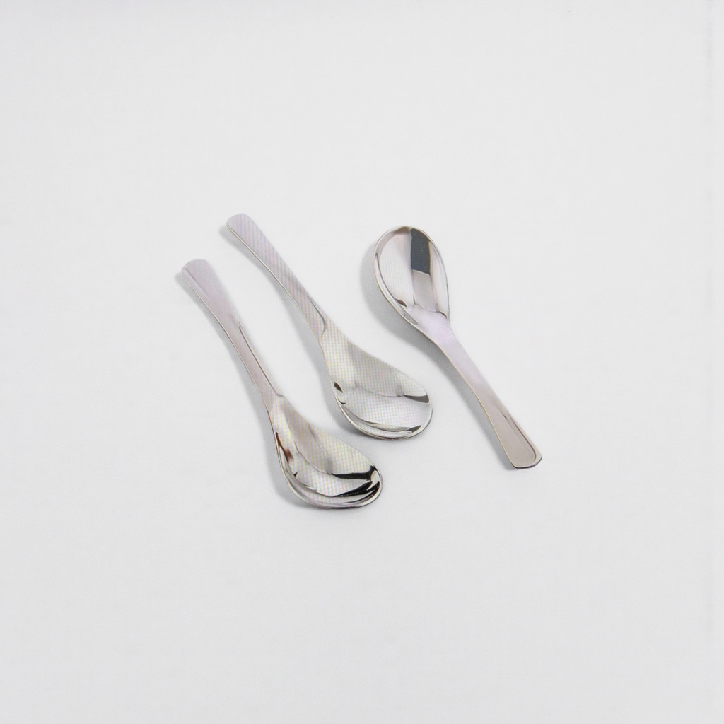 Stainless steel metal spoons, household thickened dining spoons, coffee spoons, tea spoons, dessert spoons, single pieces Specification image
