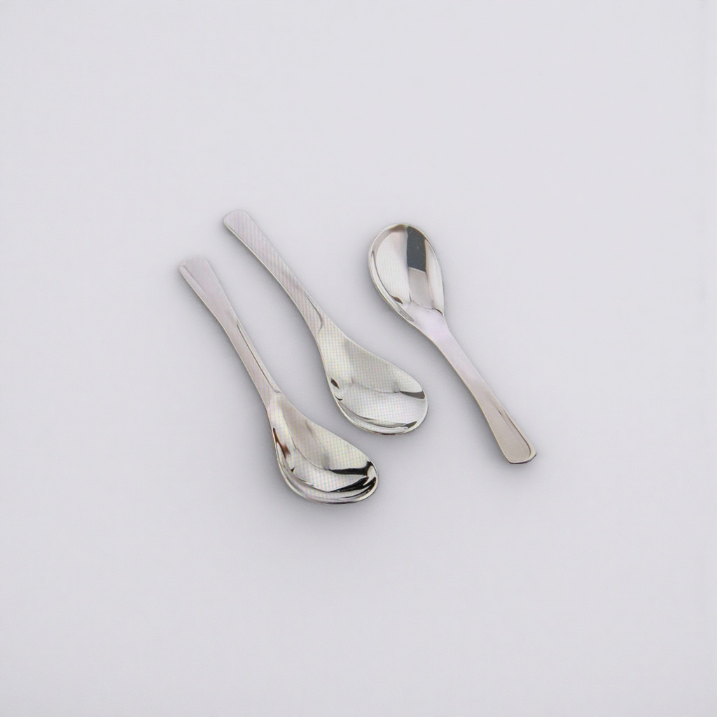 Stainless steel metal spoons, household thickened dining spoons, coffee spoons, tea spoons, dessert spoons, single pieces Application Scenario
