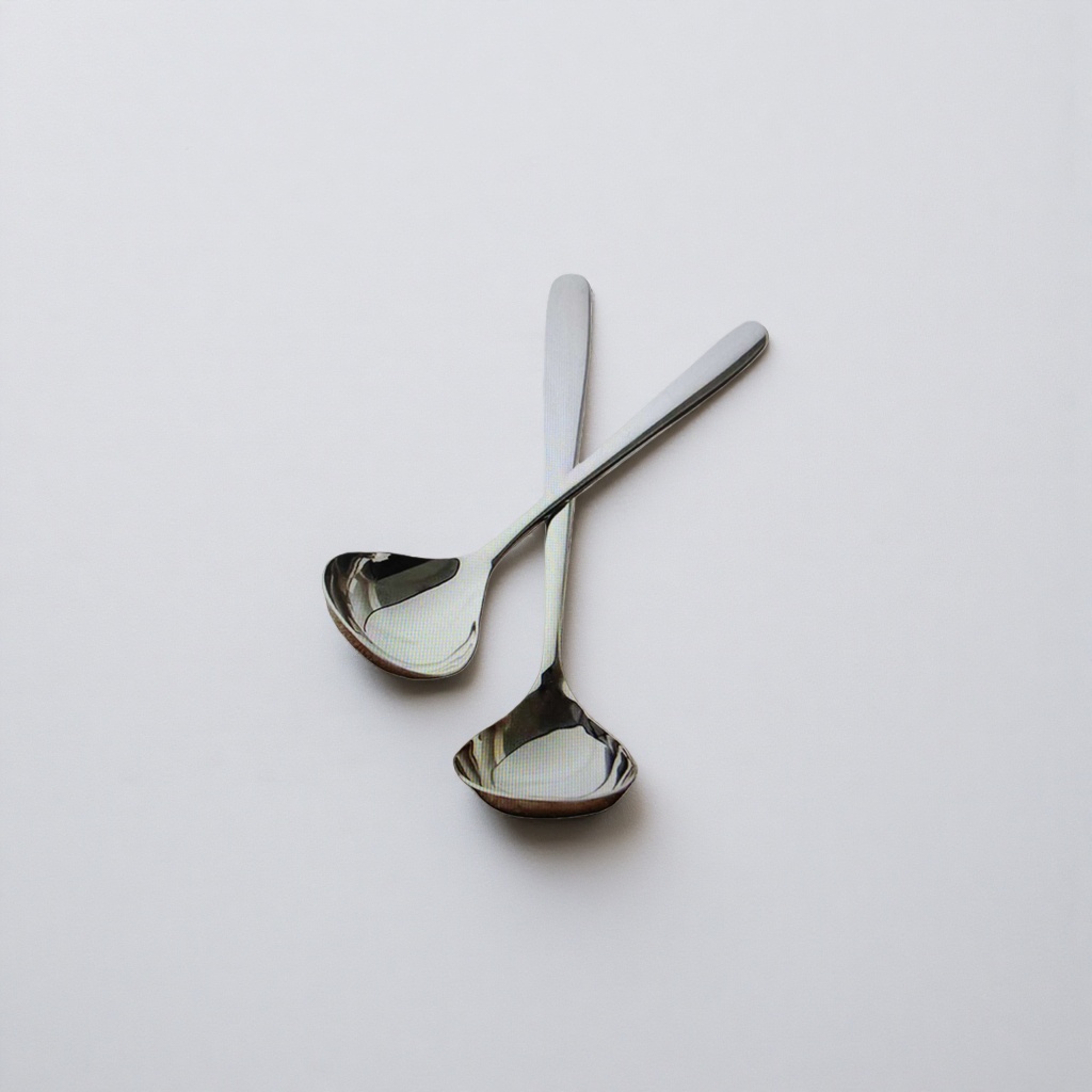 Stainless steel metal spoons, household thickened table spoons, coffee spoons, dessert spoons, single pieces Specification image