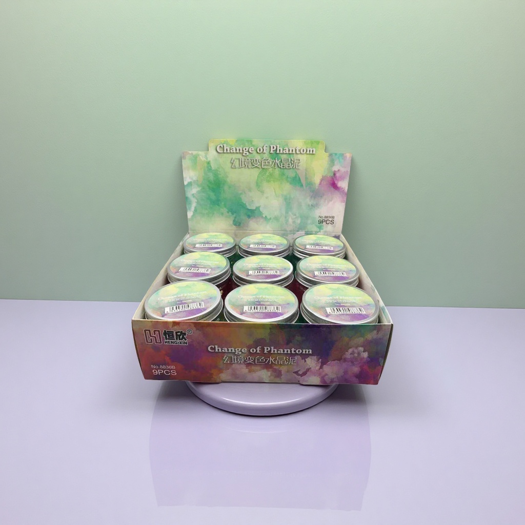彩色变色彩泥套装含精美包装盒 益智解压儿童手工DIY玩具