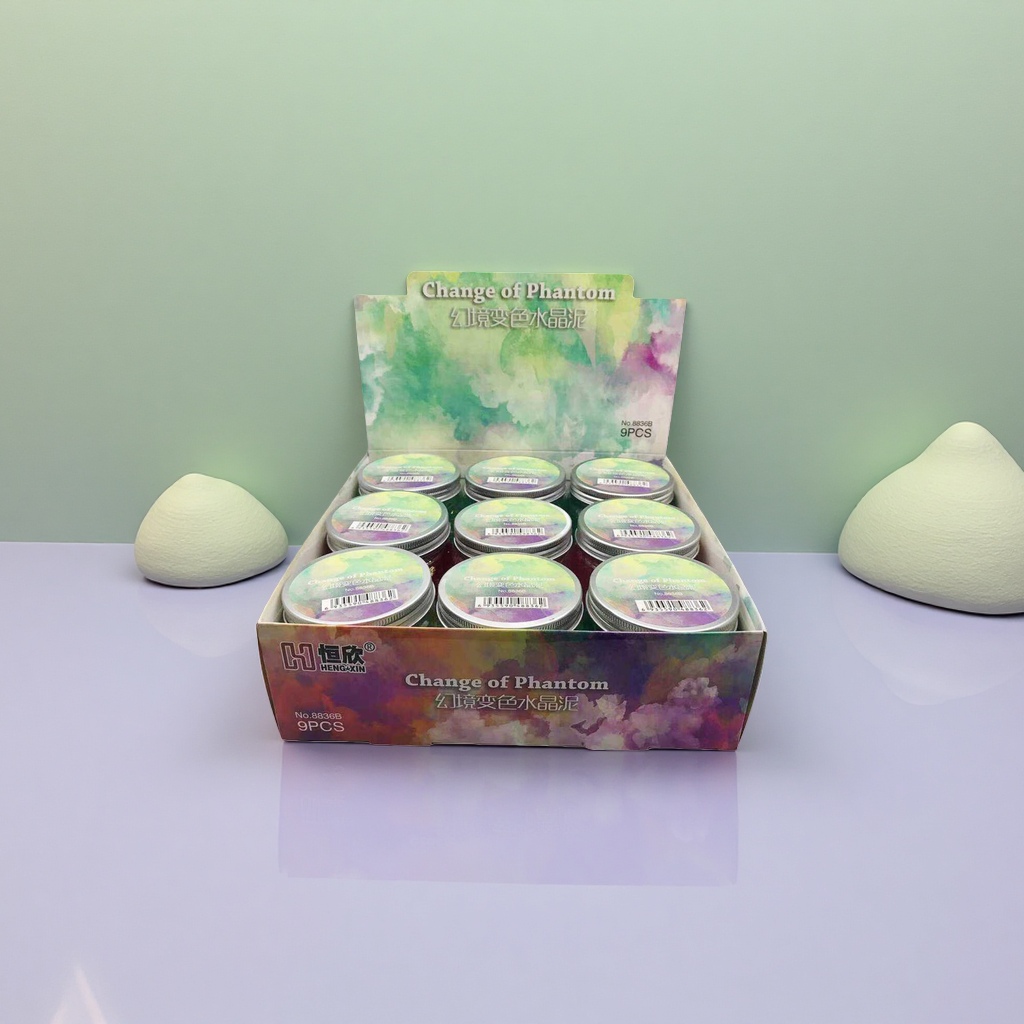 彩色变色彩泥套装含精美包装盒 益智解压儿童手工DIY玩具细节图