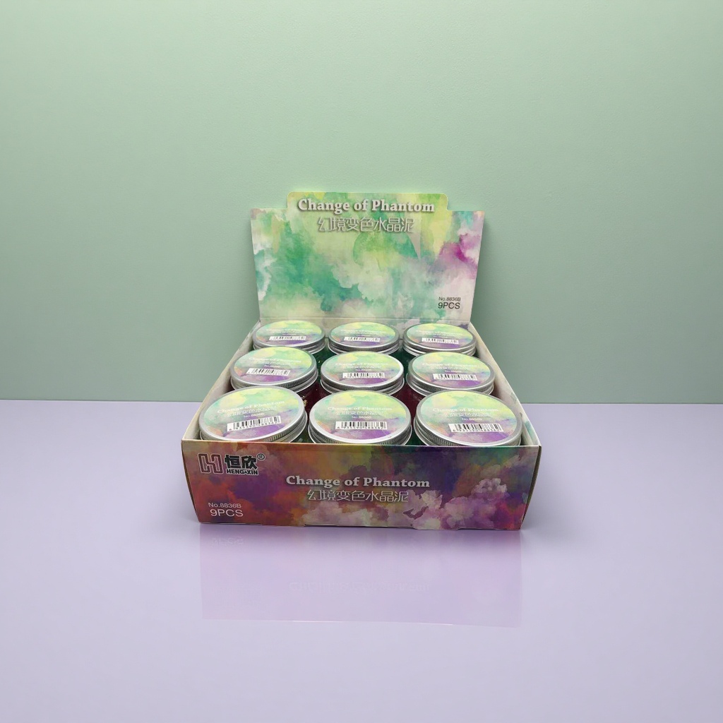 彩色变色彩泥套装含精美包装盒 益智解压儿童手工DIY玩具产品图