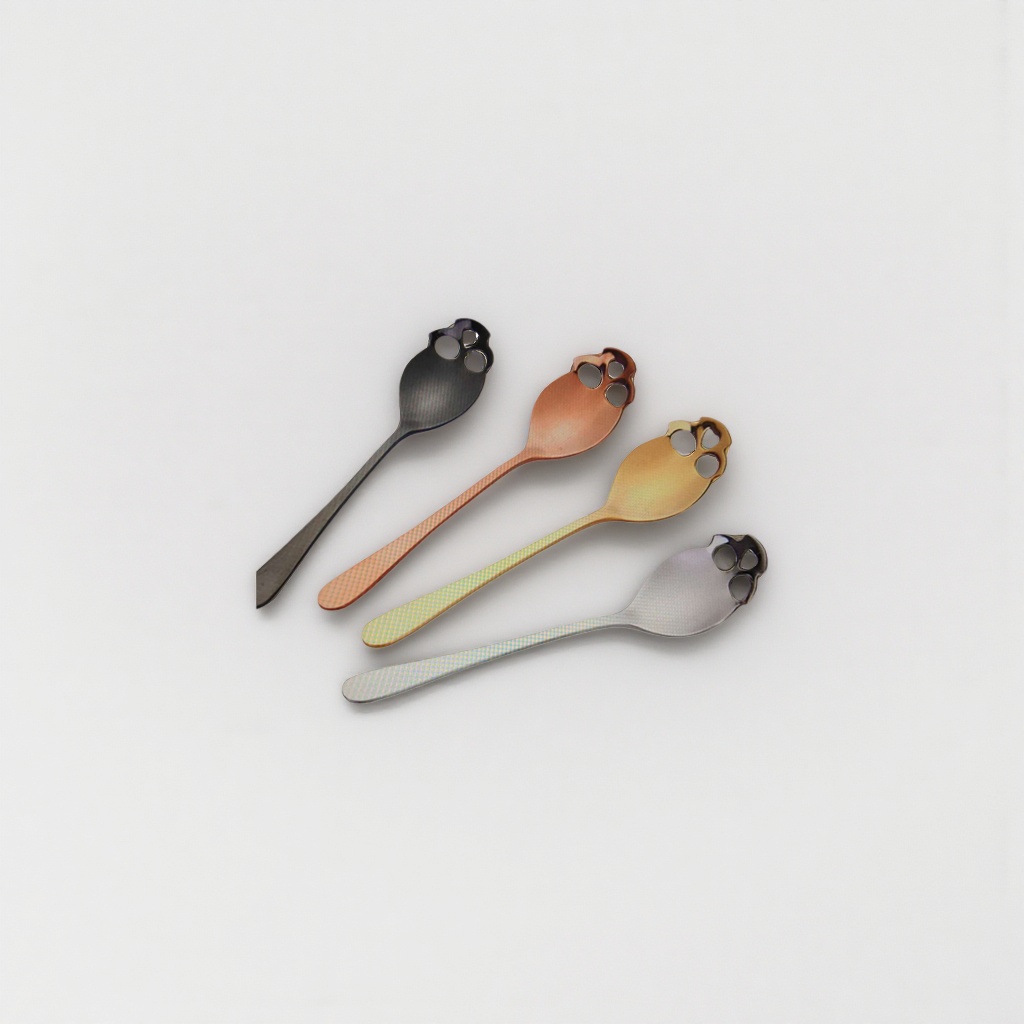Metal spoon, stainless steel long-handled spoon, 15cm, household kitchen spoon, multi-functional stirring spoon, 110911229 Specification image
