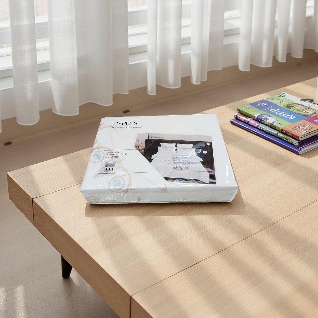 Bedding set: Four-piece set, pure cotton skin-friendly bed sheets, duvet covers, pillowcases, all cotton printed