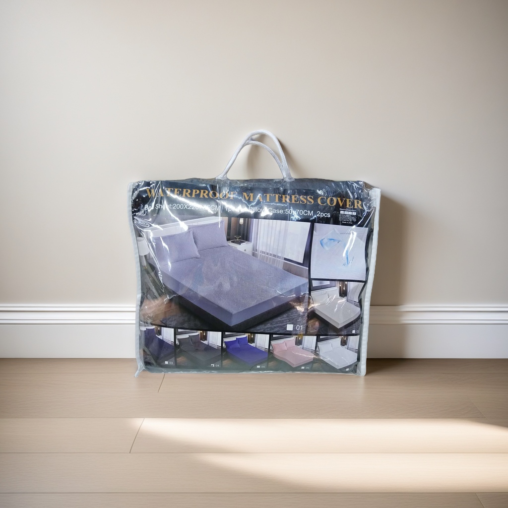 Thickened PVC waterproof mattress cover packaging bag, universal size details Picture