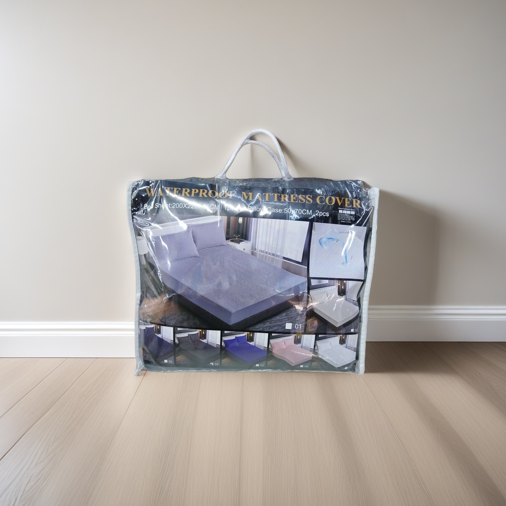 Thickened PVC waterproof mattress cover packaging bag, universal size