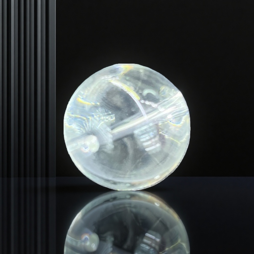 Transparent glass ball decorative items, home creative handcrafted DIY materials Specification image
