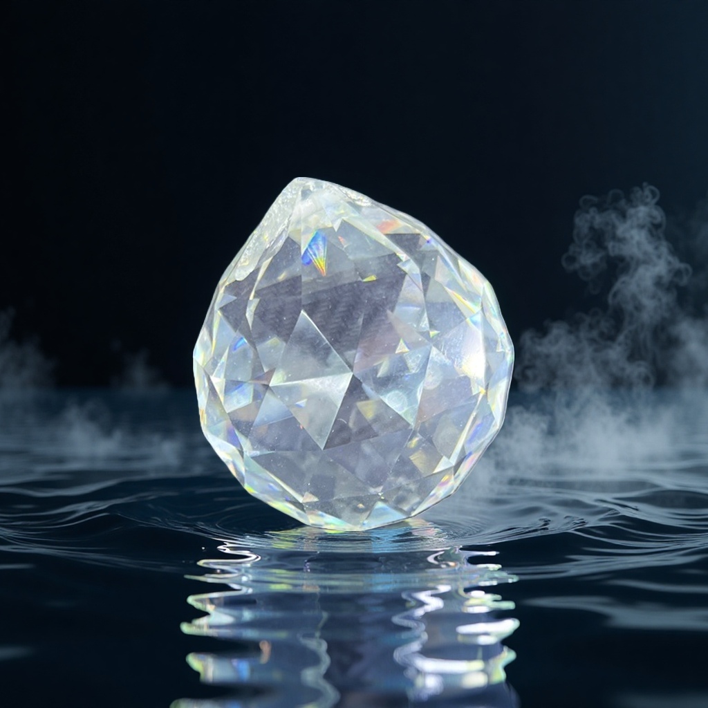 Transparent crystal balls, crystal ornaments, home decoration, desktop creative gifts details Picture