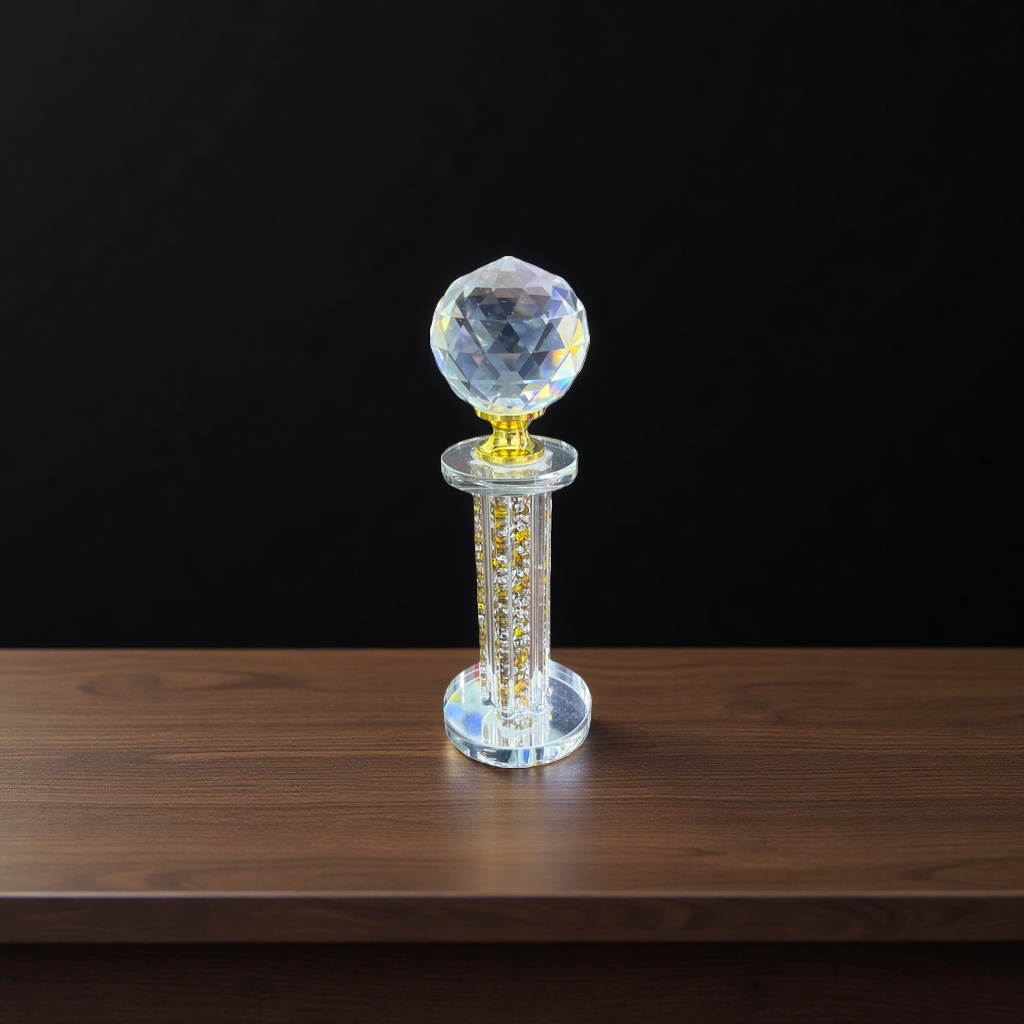 Creative home decoration glass crystal ball tabletop display Application Scenario