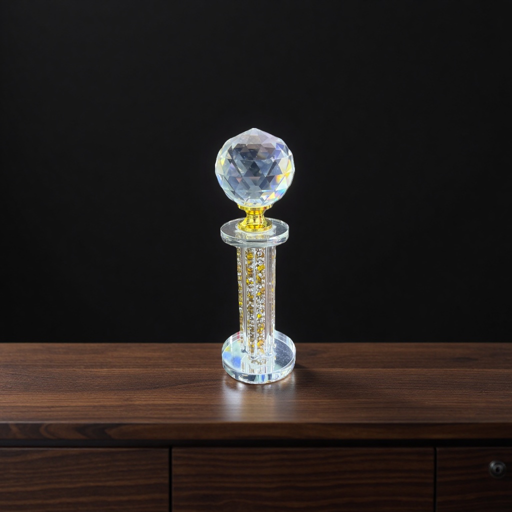 Creative home decoration glass crystal ball tabletop display details Picture