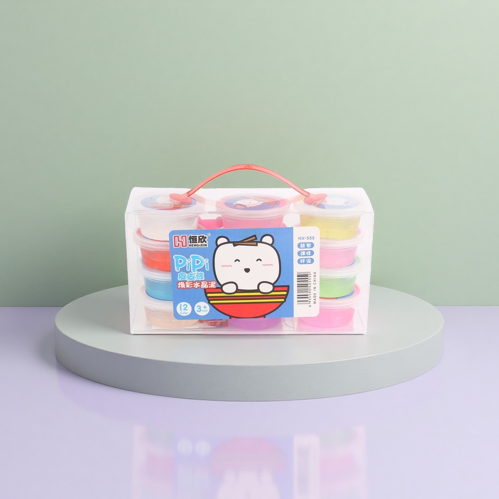 恒欣555彩泥套装儿童益智手工橡皮泥创意DIY玩具