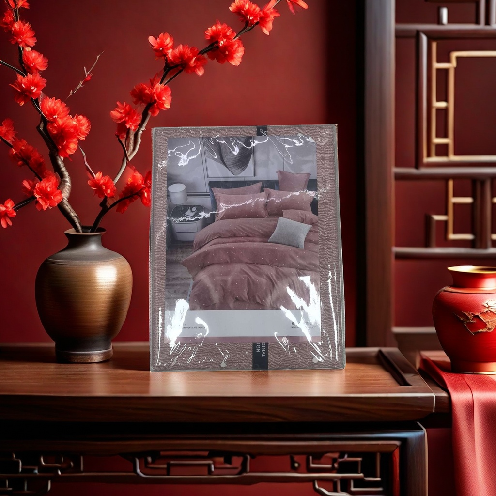 Conjunto de cama de algodón conjunto de cuatro piezas incluye funda edredón funda de almohada sábanas piel amigable transpirable estilo minimalista Application Scenario
