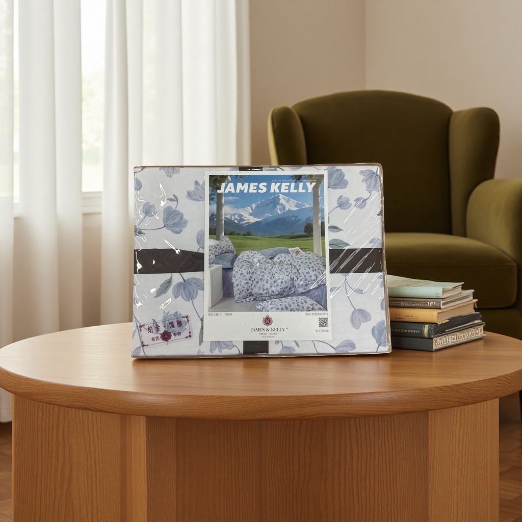 Bedding set: Four-piece set, pure cotton skin-friendly bed sheets, duvet covers, pillowcases, all cotton printed Specification image