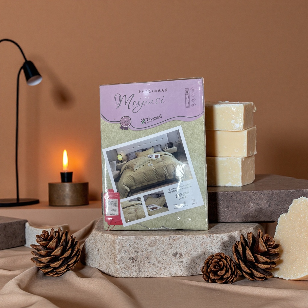 Bedding set: Pure cotton four-piece set including duvet cover, pillowcase and bed sheet. Double three-piece set Application Scenario