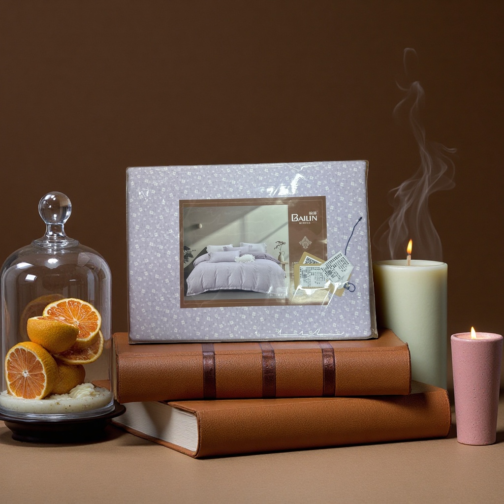 Bedding set, pure cotton four-piece set including duvet cover, pillowcase and bed sheet Specification image