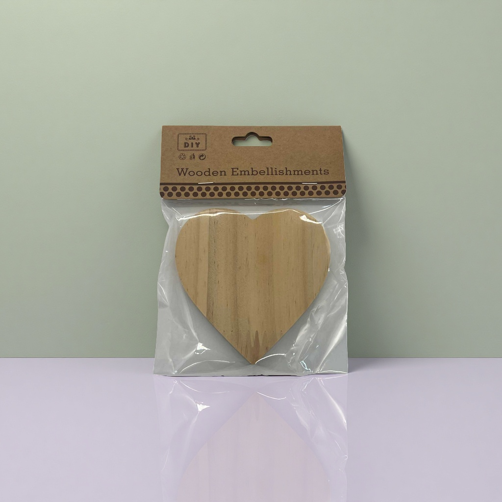 木质心形装饰品 心形木片 原木风墙面摆件手工雕刻挂饰产品图