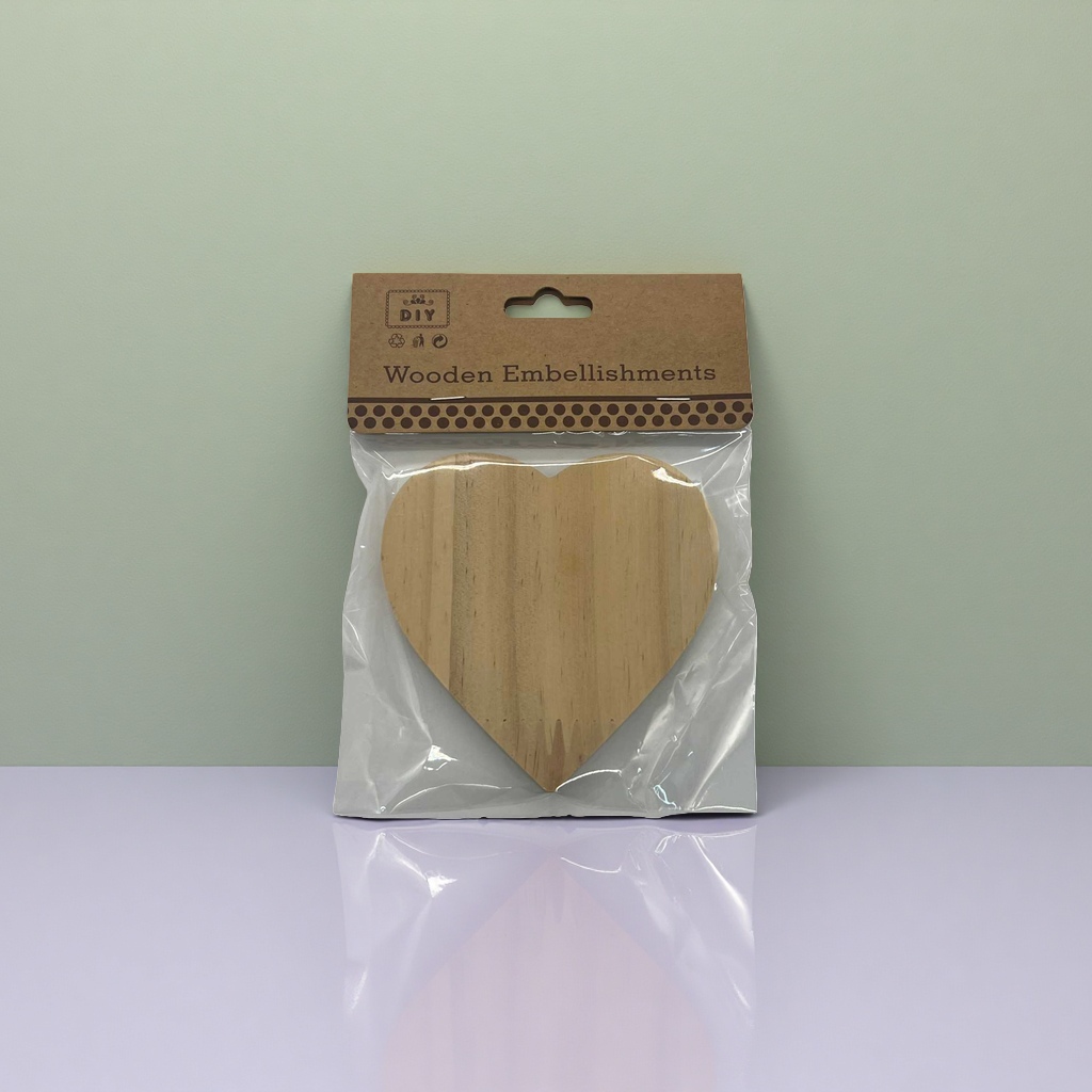 木质心形装饰品 心形木片 原木风墙面摆件手工雕刻挂饰