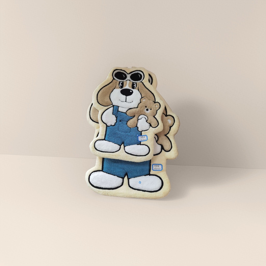 Cartoon dog plush toys, cute dog figurines, throw pillows, plush dolls Specification image