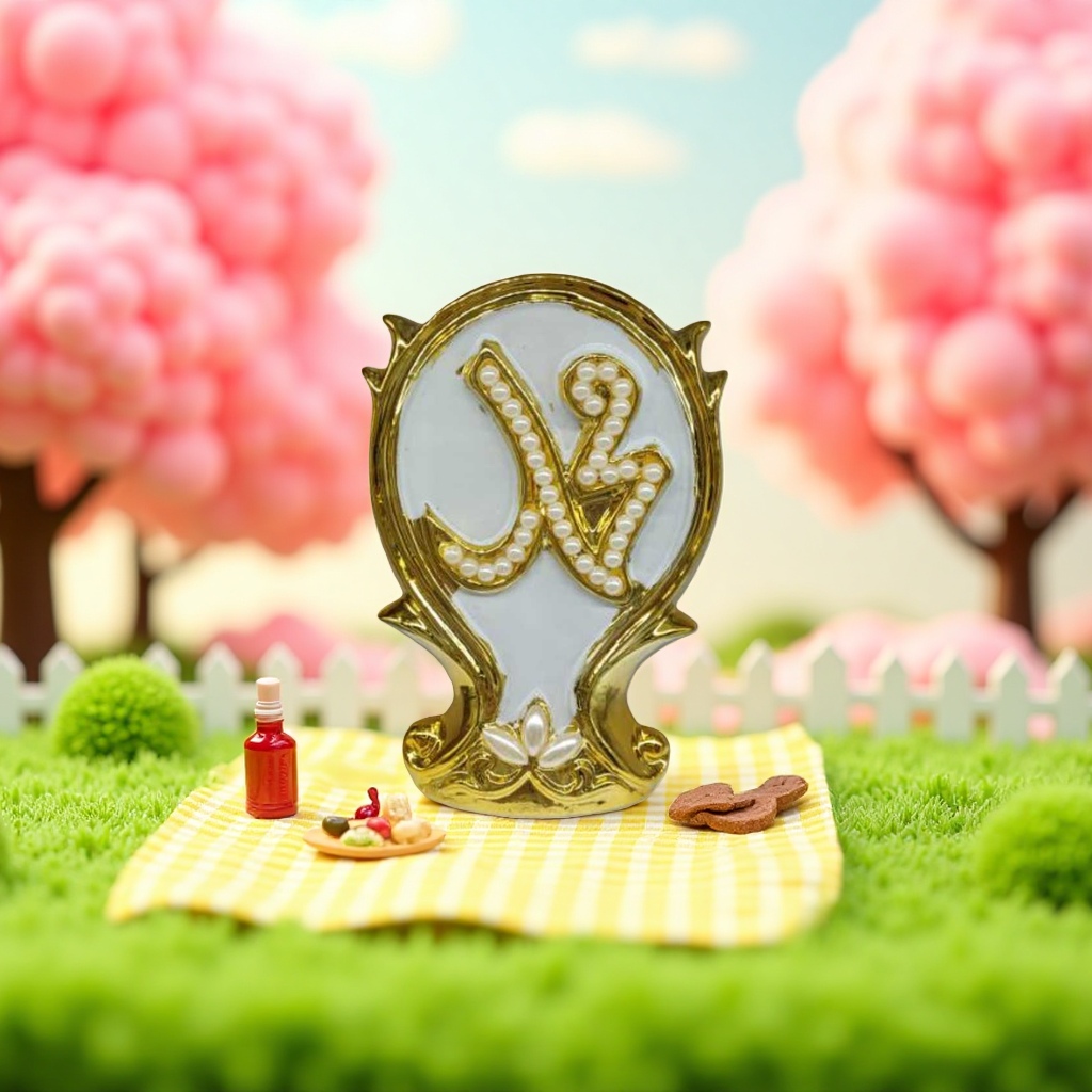 Golden Arabic artistic decorative item Application Scenario