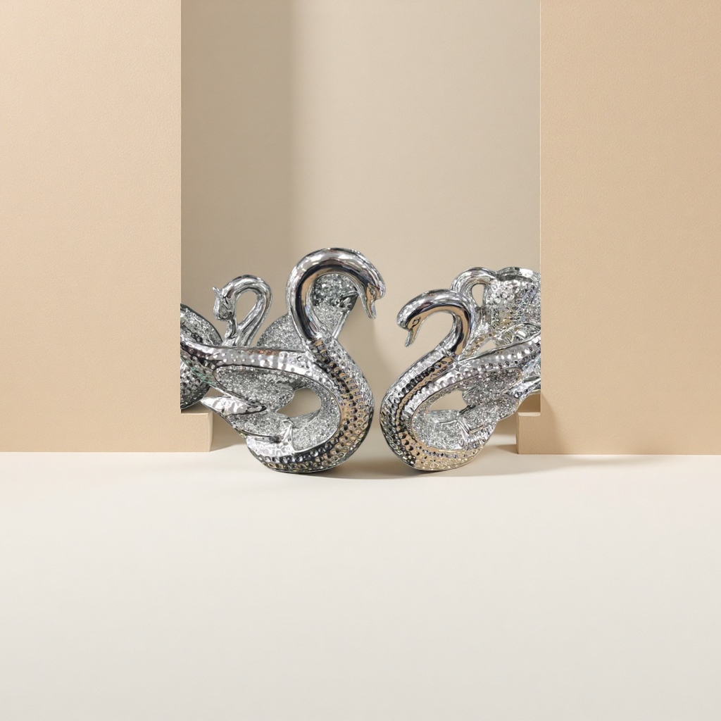 Swan decorative items, elegant home decorations for the living room, bedroom and desktop