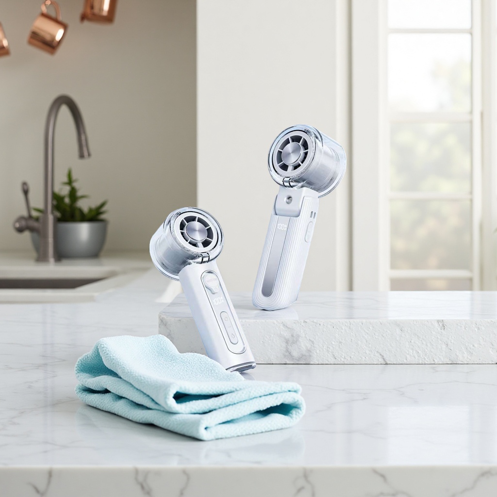 The new ice pack spray fan is a portable cooling spray fan and a summer cooling wonder Application Scenario