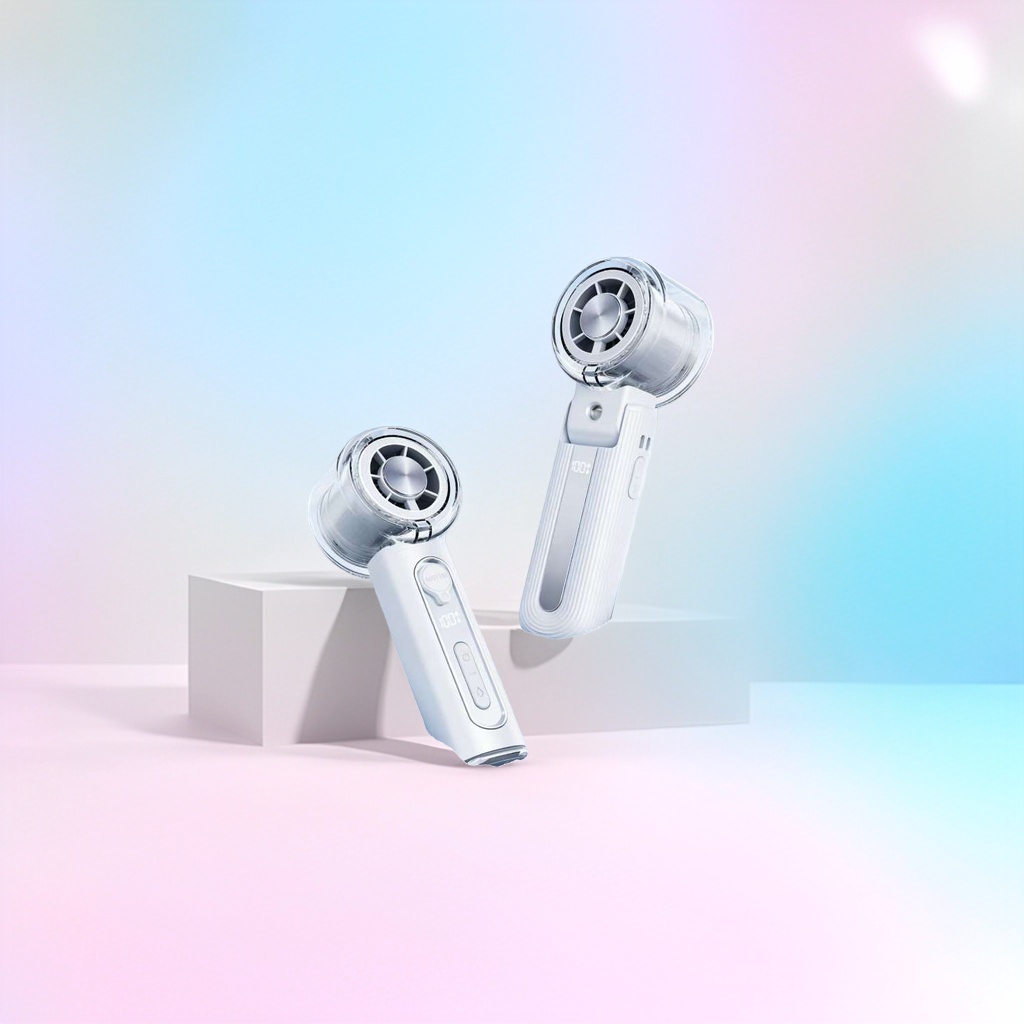 The new ice pack spray fan is a portable cooling spray fan and a summer cooling wonder details Picture