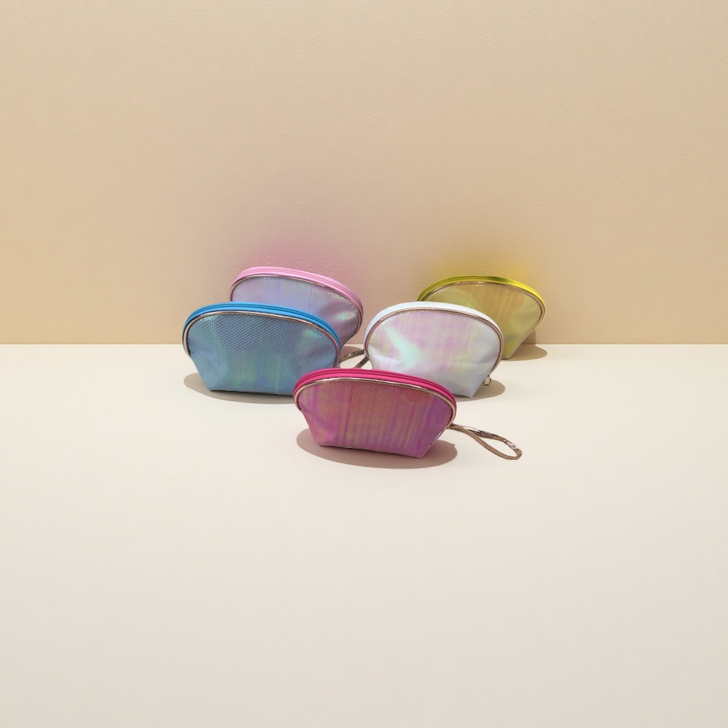 Colorful and shiny makeup bag, large-capacity portable women's storage bag details Picture