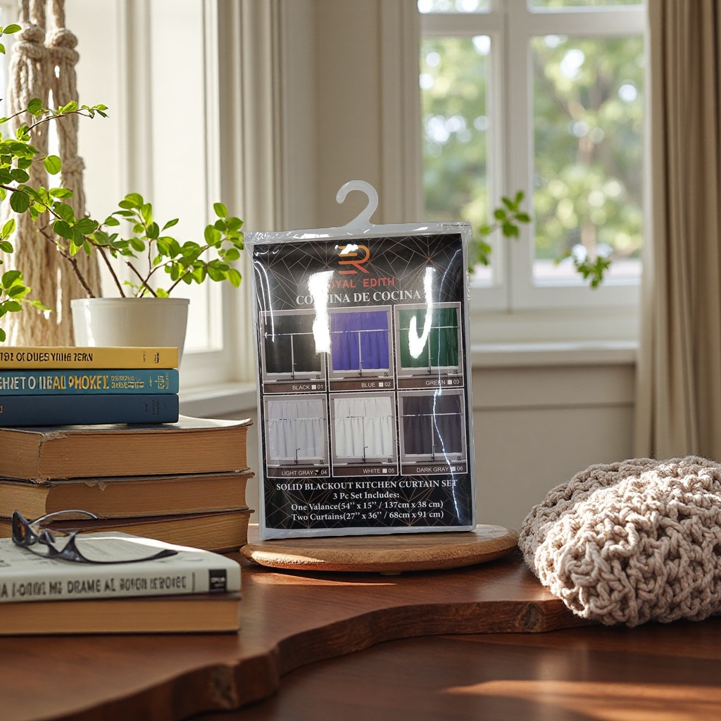 Nordic-style blackout curtain set with window screen, 2 meters wide and 3 meters long. The main picture is the same style details Picture