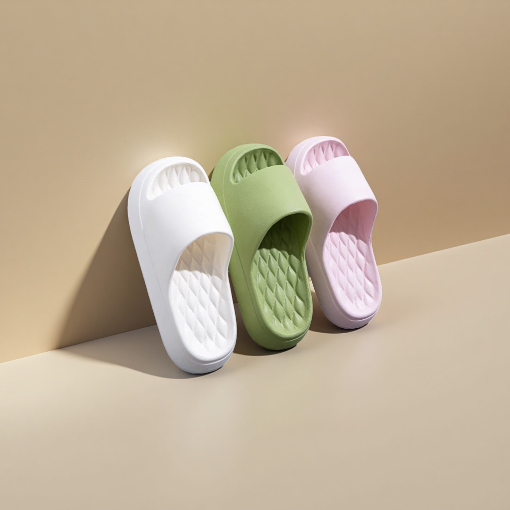 Summer breathable and casual indoor plastic anti-slip slippers for women Application Scenario