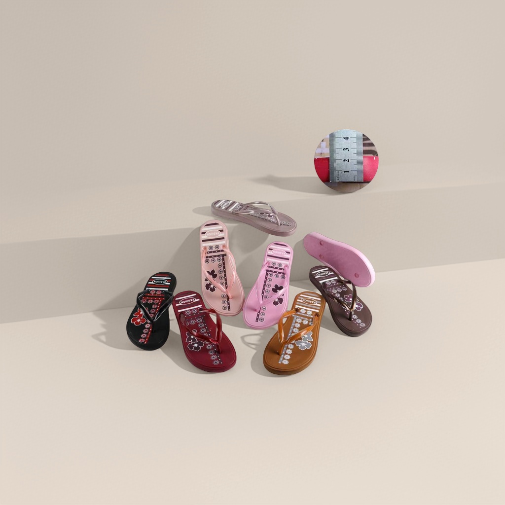Summer anti-slip soft-soled casual flip-flops for women