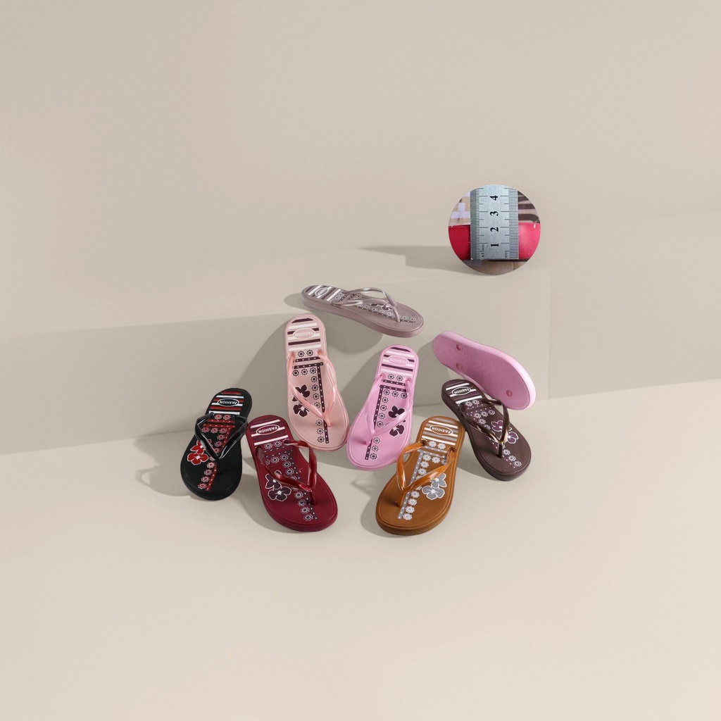 Summer anti-slip soft-soled casual flip-flops for women details Picture