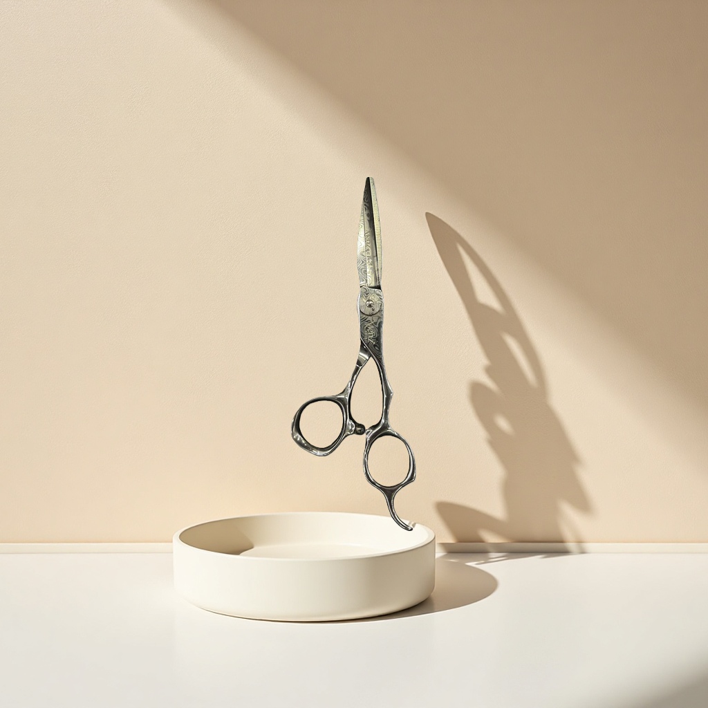 Metal scissors, stainless steel scissors, sharp, household fabric cutting and paper-cutting multi-functional scissors Specification image