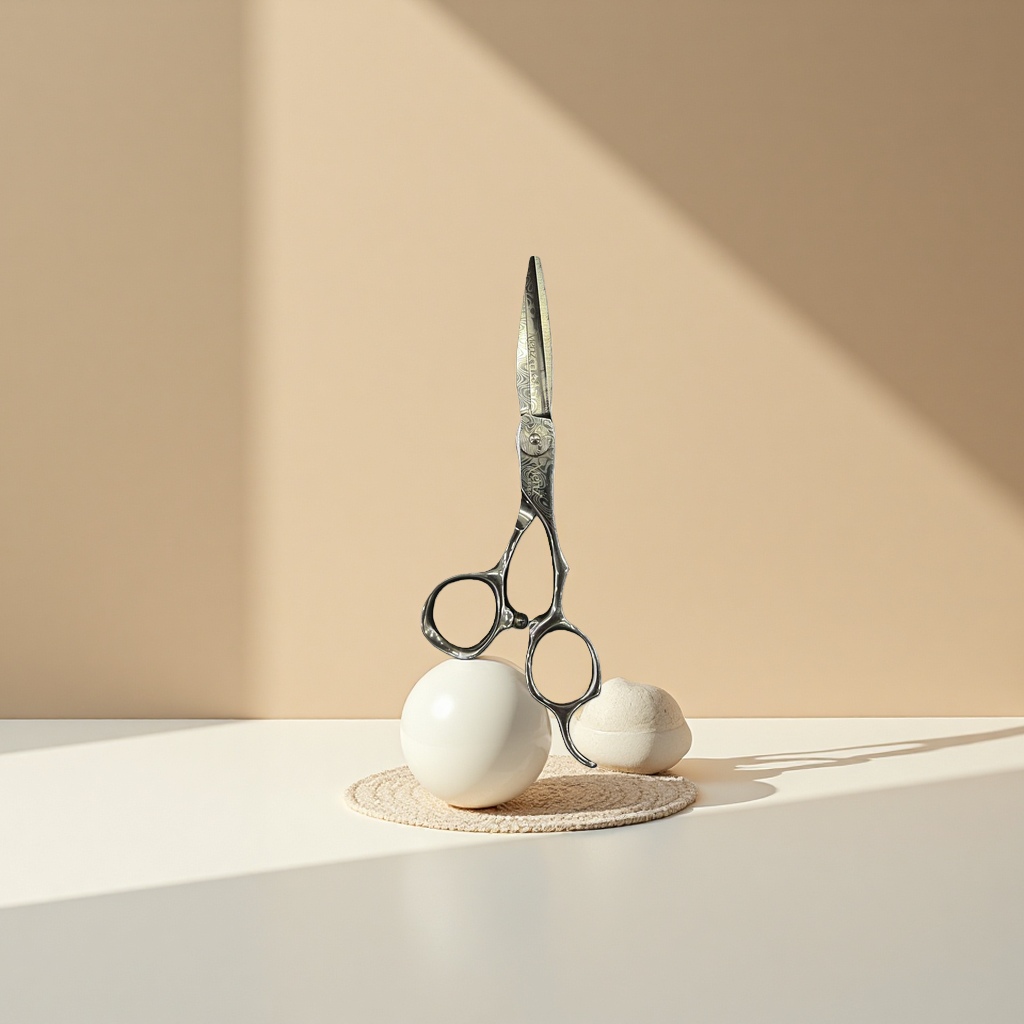 Metal scissors, stainless steel scissors, sharp, household fabric cutting and paper-cutting multi-functional scissors details Picture
