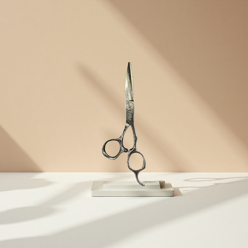 Metal scissors, stainless steel scissors, sharp, household fabric cutting and paper-cutting multi-functional scissors
