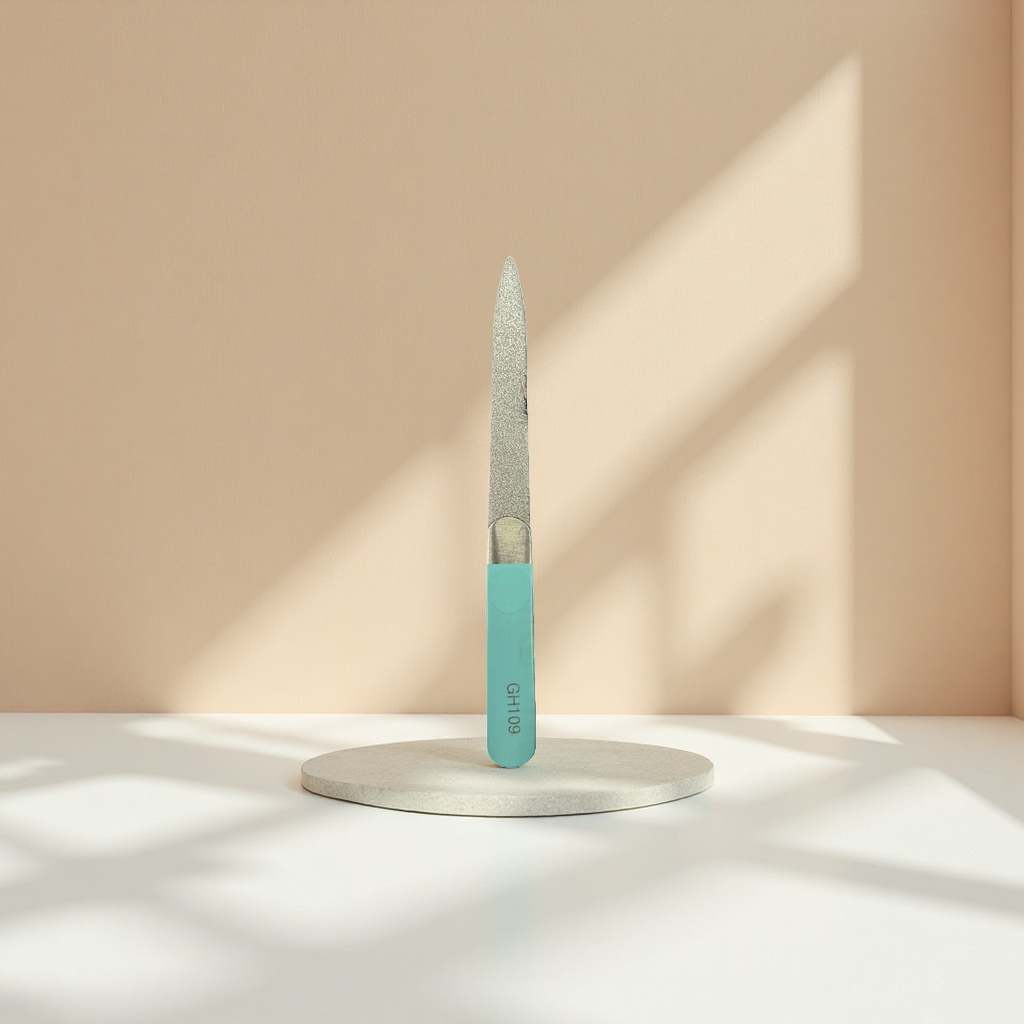 Professional nail polish file, a double-sided coarse and fine sandpaper tool