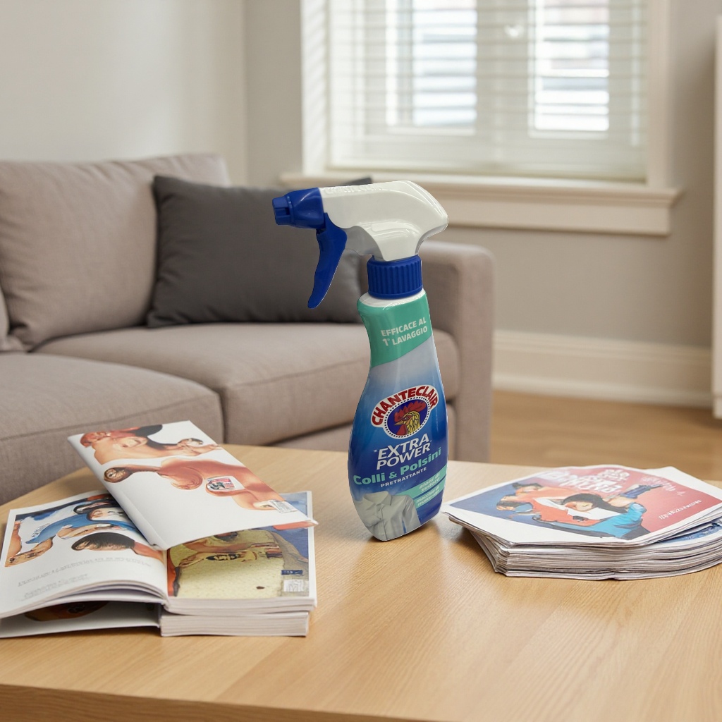 Big Rooster Butler Collar Cleaner, multi-functional decontamination and cleaning liquid Spray bottle, suitable for home, kitchen and bathroom Application Scenario