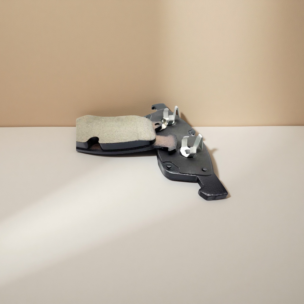 A pair of front wheel ceramic brake pads for automobiles is compatible with multiple vehicle models Specification image