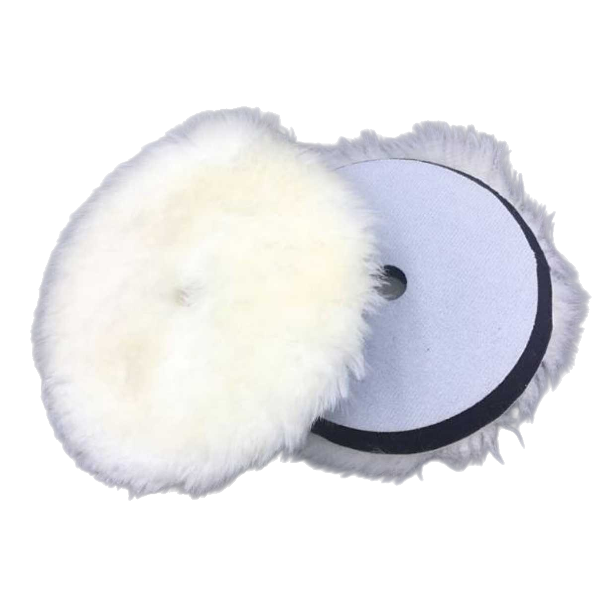 The main body of the white wool polishing pad is a professional automotive paint surface polishing accessory Item Picture